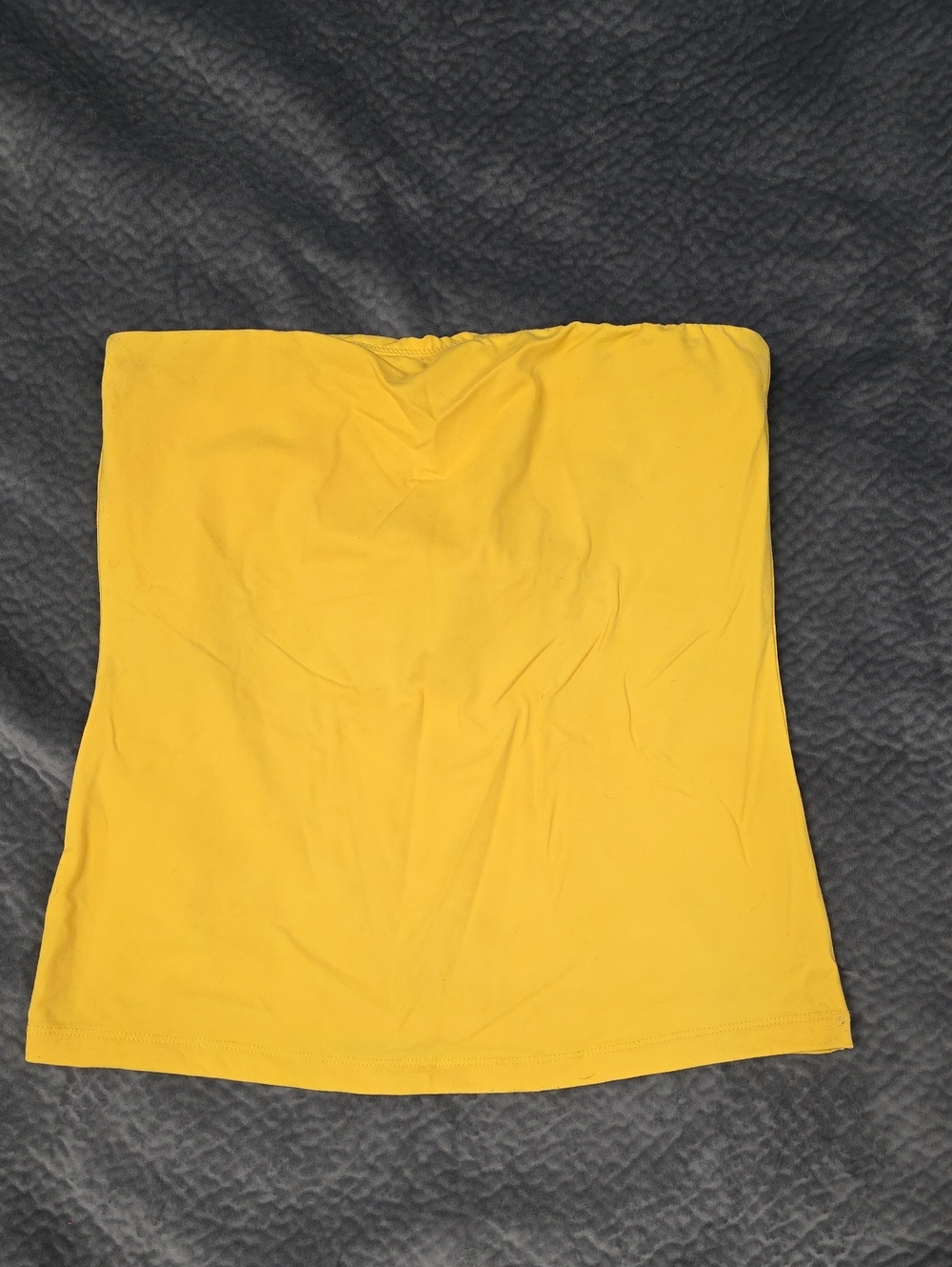 Cache Strapless Tube Top in Yellow